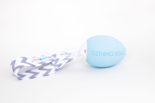 The Teething Egg Teether Blue Buy online at Tiny Fox