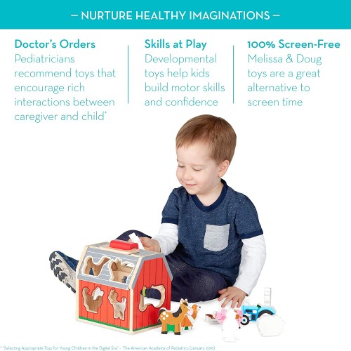 Melissa Doug Take Along Sorting Barn Buy online at Tiny Fox