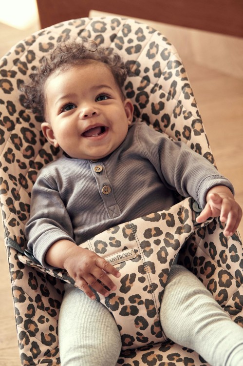 BabyBjorn Bouncer Bliss Cotton Classic Quilt (Leopard) | Buy online at Tiny Fox BabyBjorn Bouncer Bliss Cotton Classic Quilt (Leopard) | Buy online at Tiny Fox